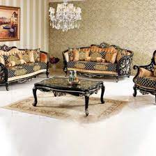 teak wood luxury 7 seater sofa set