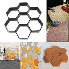 Reusable Hexagon Mold For Concrete