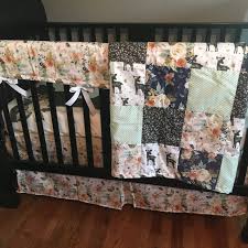 Baby Girl Nursery Decor Woodland Theme