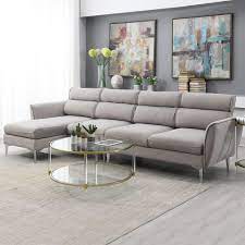 polyester flannel modern sectional sofa