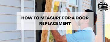 how to mere for a door replacement