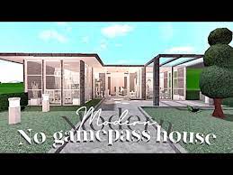 bloxburg modern no gamep house