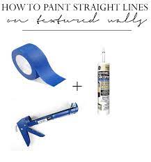 How To Paint Straight Lines On Heavily
