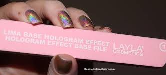 layla hologram effect nail polish