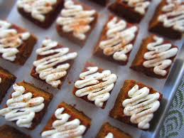 Add in large eggs, pumpkin, and baking pwdr. Healthy Pumpkin Bars Only 140 Calories Repurposed Life