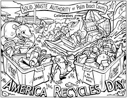 The work should be original, creative, and unassisted. 2020 Swa America Recycles Day Coloring Contest Solid Waste Authority Of Palm Beach County Fl