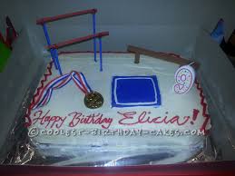 birthday cakes gymnastics cakes