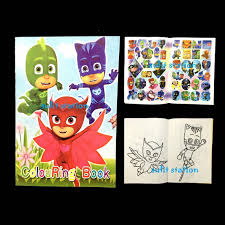 Unique coloring book stickers designed and sold by artists. Pj Masks Sticker Coloring Book Party Giveawaysouvenirs Babies Kids Baby Nursery Kids Furniture Other Kids Furniture On Carousell