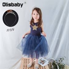 Us 5 54 22 Off Christmas Fluffy Girl Sweet Casual Dress Baby Girl Pink Gray Tulle Tutu Dress 1 2 3 4 5 6 Years Girls Baby Star Sequin Clothing In