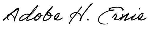 adobe handwriting ernie in use fonts