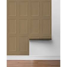 Honey Brown Faux Wood Panel Vinyl L