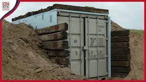 shipping container storm shelter low