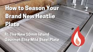 how to season your new heatlie plate
