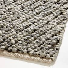 hand tufted carbon grey rug swatch