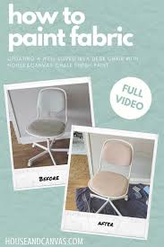 how to paint upholstery fabric house