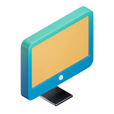 computer monitor screen pc 3d