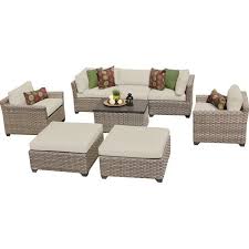 pc outdoor wicker sofa set