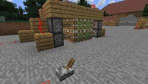 how to make an invisible piston door to