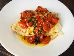 grouper with tomato and basil recipe