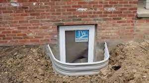 installing egress window well for a