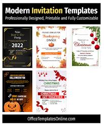 invitation card templates for ms word