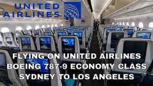 flying united airlines boeing 787 9
