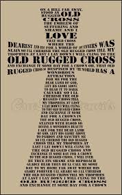 old rugged cross stencil one stop