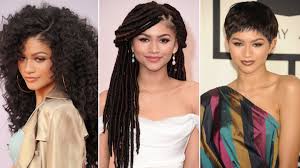 see zendaya s hair evolution from