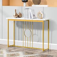 Golden Gold Side Tables Without Storage