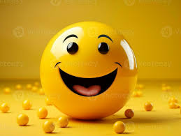 yellow smiley emoji with isolated