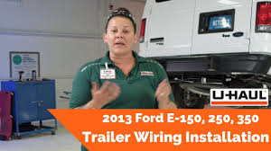 Ford 7 pin round trailer plug wiring diagram. 2013 Ford E 150 250 350 Trailer Wiring Installation Youtube