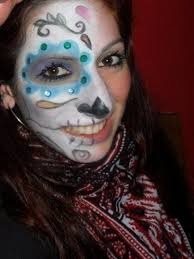 sugar skull makeup tutorial a face