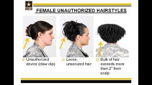 As a result, this must be held within just intellect whilst picking the hairstyle. Army S Updated Hairstyle Rules Seen As Offensive To Some African Americans Wqad Com