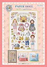 So G133 Paper Doll Hansel And Gretel Cross Stitch Chart