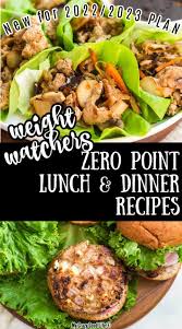 zero point lunch and dinner recipes