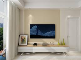 Tv On The Cabinet In Modern Living Room