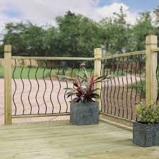 Metal Fence Panels Railings Garden