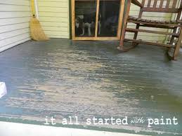 use porch floor paint to create a