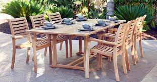 hawaii teak outdoor dining