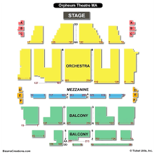 orpheum theatre boston seating charts