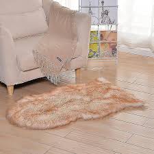 soft sheepskin fluffy faux fur carpet