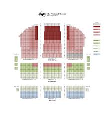 seating chart broadway at the national
