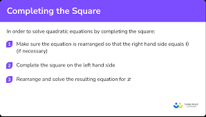 Completing The Square Gcse Maths