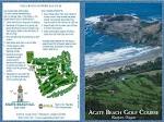 Course Layout - Agate Beach Golf New