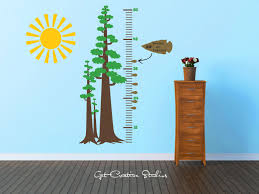 Tree Growth Chart Decal Sequoia Wall Decal National Park