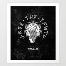 wikileaks the truth blow the whistle political illustration wikileaks the truth blow the whistle political illustration art print