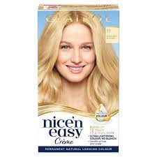 Whether you're covering up gray, changing your look or touching up your current shade, you can do it in the comfort of your own home at a fraction of the. Clairol Nice N Easy Ultra Light Blonde 11 Hair Dye Tesco Groceries