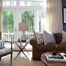 decorating with a brown sofa