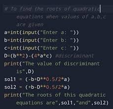 Roots Of A Quadratic Equation