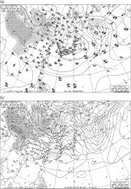 A Surface Weather Chart And B 700 Hpa Isobaric Weather